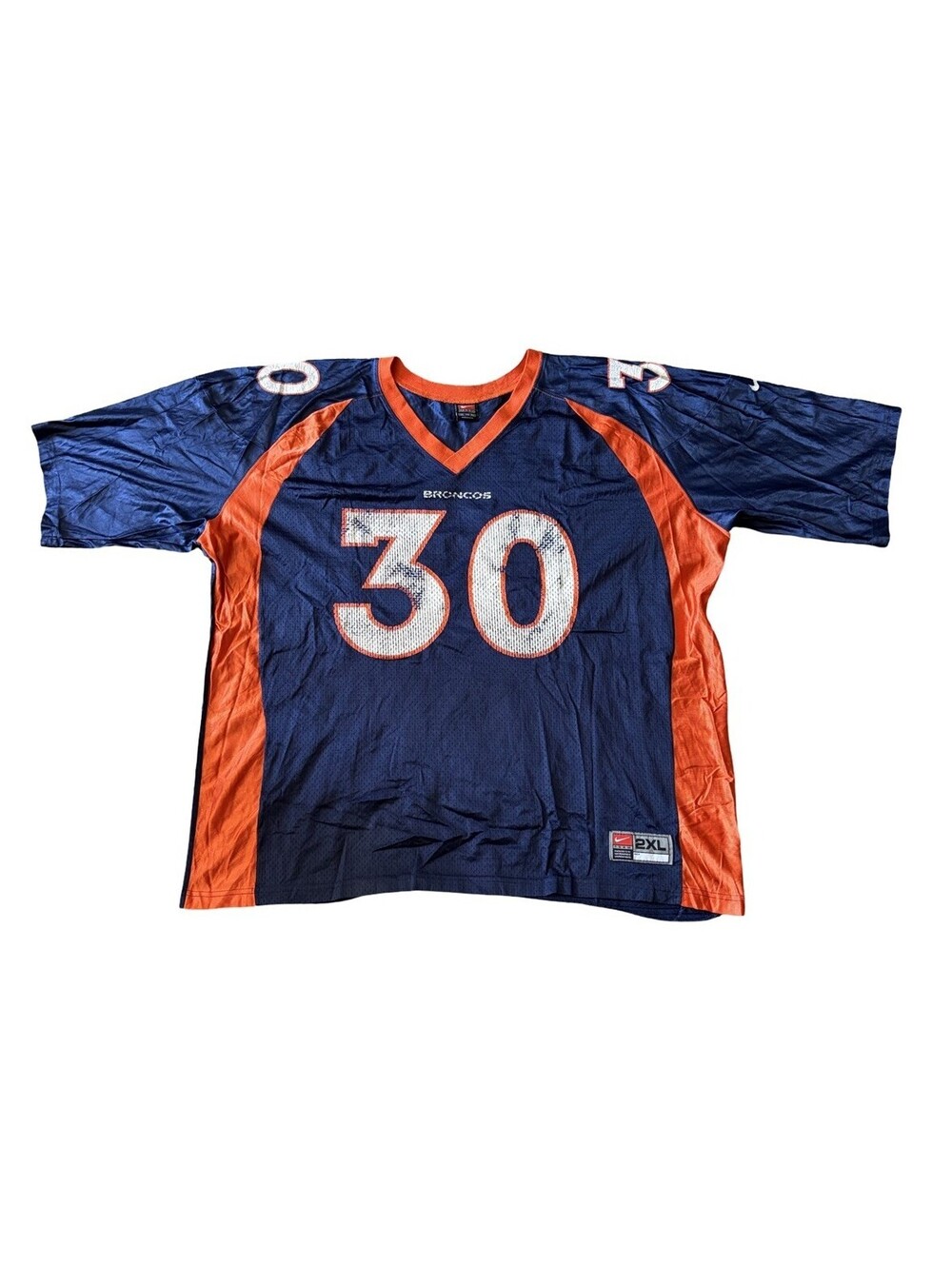 Nike Denver Broncos Terrell Davis #30 Jersey Men’s Size 2XL Vintage Made in USA
